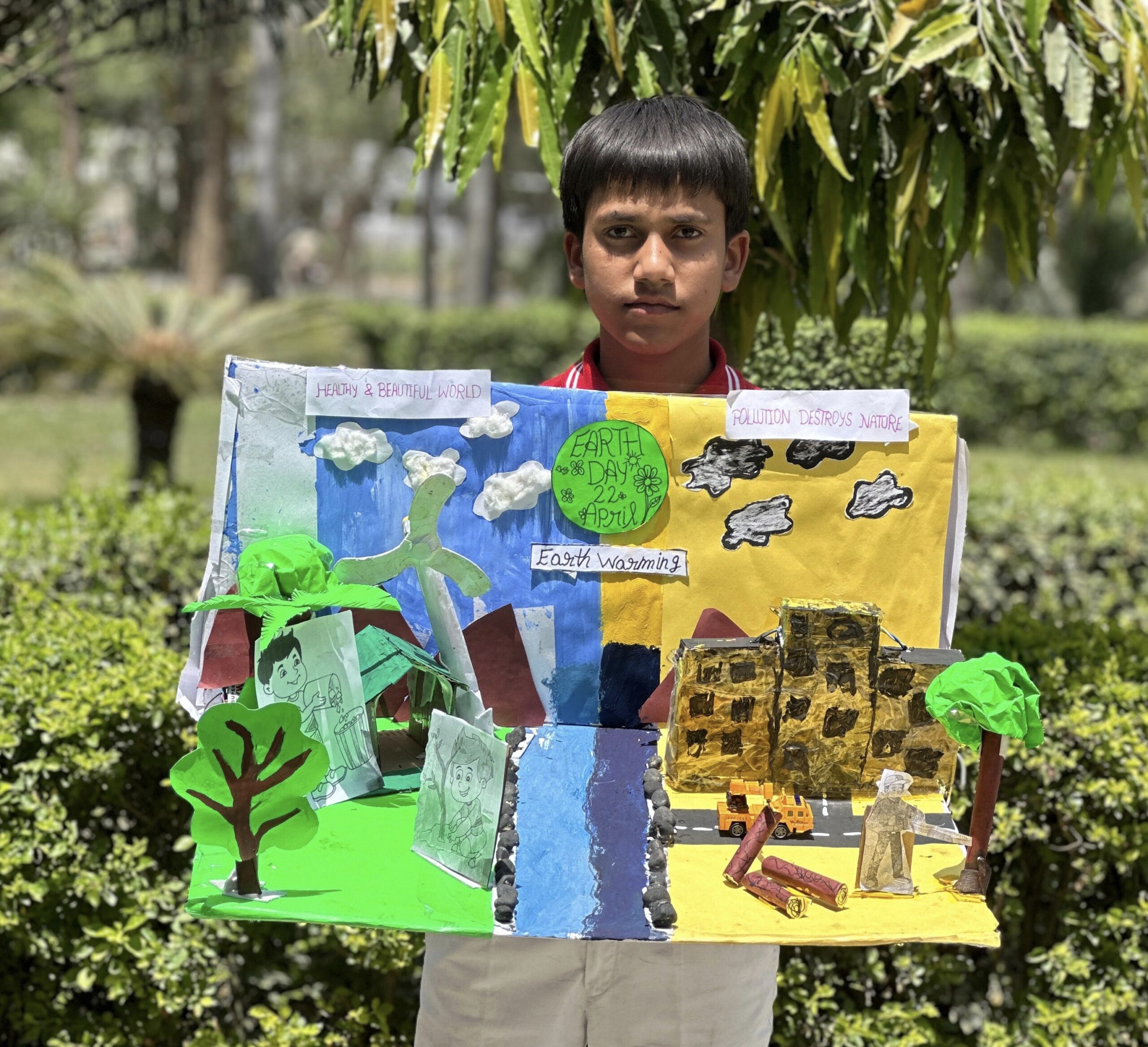 विश्व पृथ्वी दिवस; न्यू होप्स पब्लिक स्कूल ककराला में प्रेरणादायक आयोजन