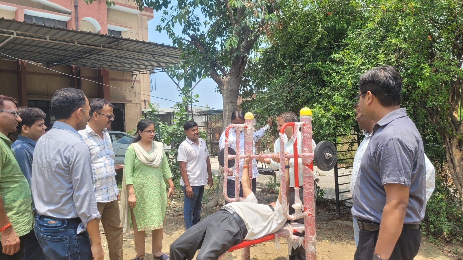 राजकीय महाविद्यालय में ओपन जिम का शुभारंभ, पढ़ाई के साथ-साथ छात्र बनाएंगे सेहत