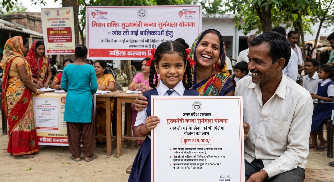 गोद ली गई बालिका को भी मिलेगा मुख्यमंत्री कन्या सुमंगला योजना का लाभ, सरकार ने बढ़ाई धनराशि