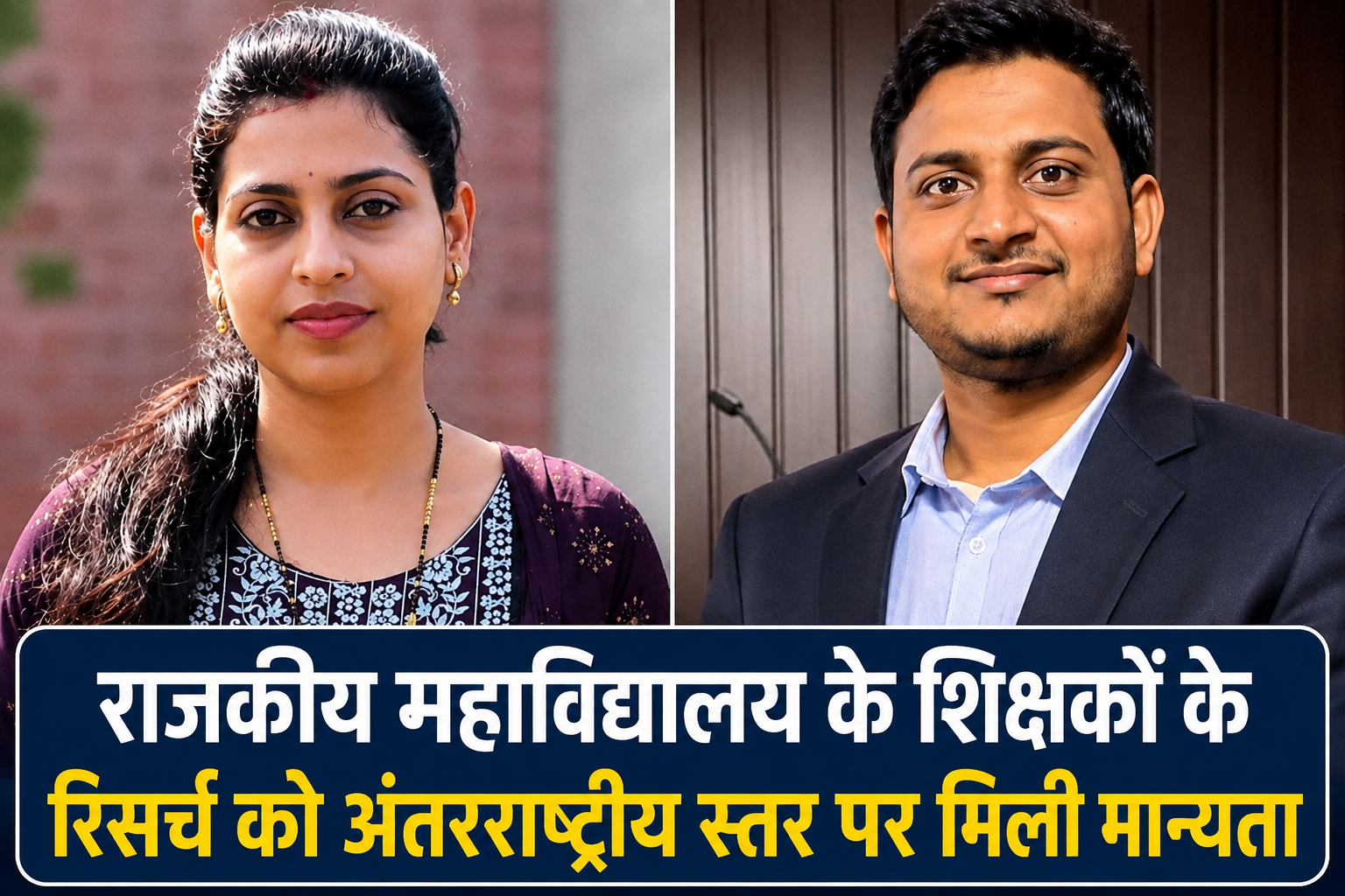 राजकीय महाविद्यालय के शिक्षकों के रिसर्च को अंतरराष्ट्रीय स्तर पर मिली मान्यता