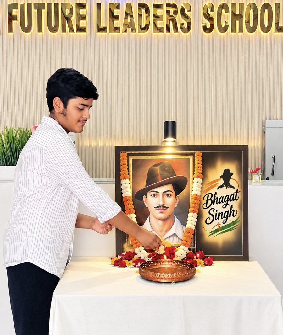 फ्यूचर लीडर्स स्कूल में शहीद-ए-आजम भगत सिंह की जयंती पर विचार गोष्ठी का आयोजन