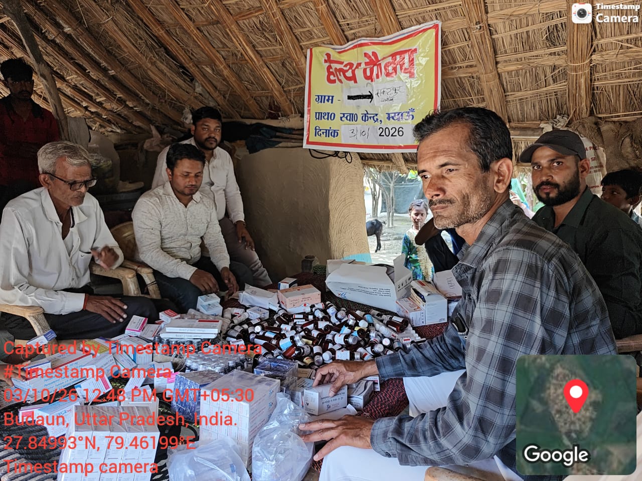 बाढ़ग्रस्त सकतपुर खाम में पहुंचा स्वास्थ्य विभाग, शिविर में 187 मरीजों का उपचार